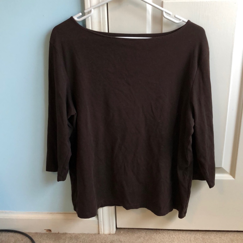 Talbots. 3/4 length arms.     Size XL